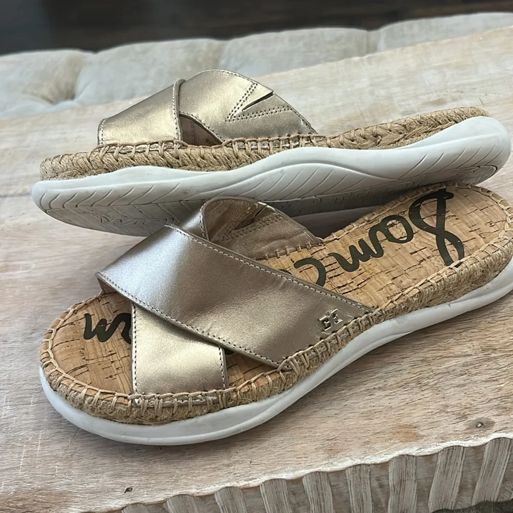 Sam Edelman‎ sandals gold color